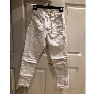 Madewell White Perfect Summer Jean